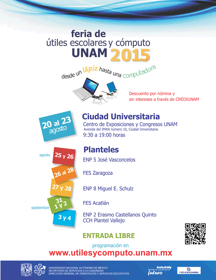 Feria de útiles escolares y cómputo 2015