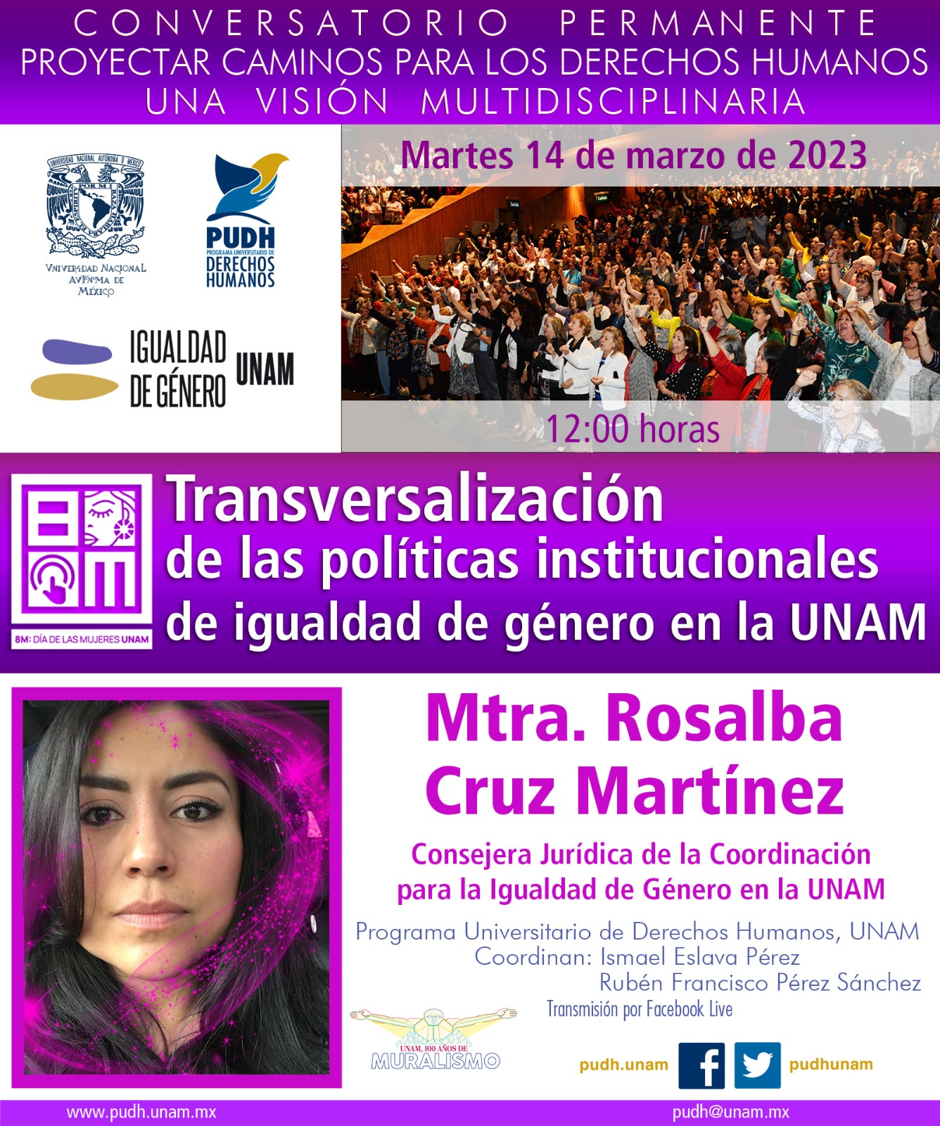Transversalización de las políticas institucionales de igualdad de género en la UNAM