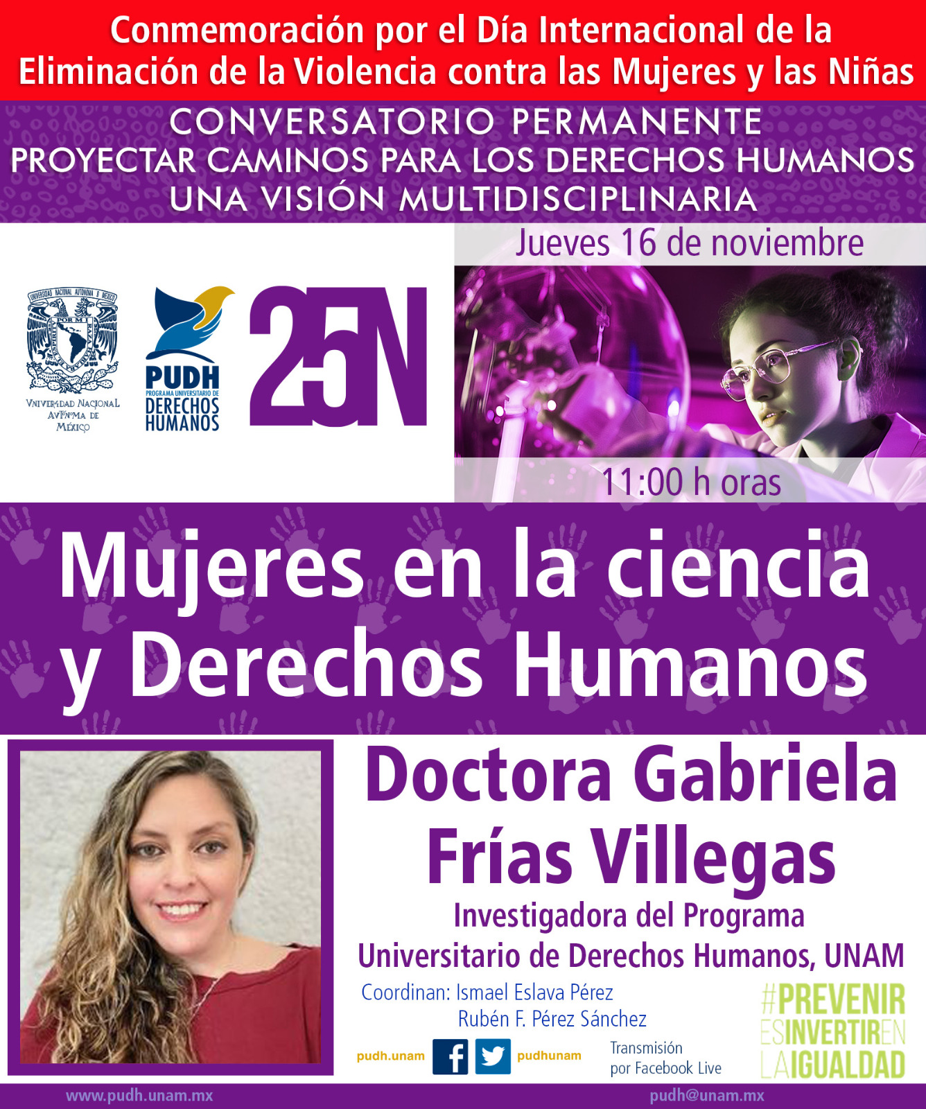 Mujeres en la ciencia y Derechos Humanos