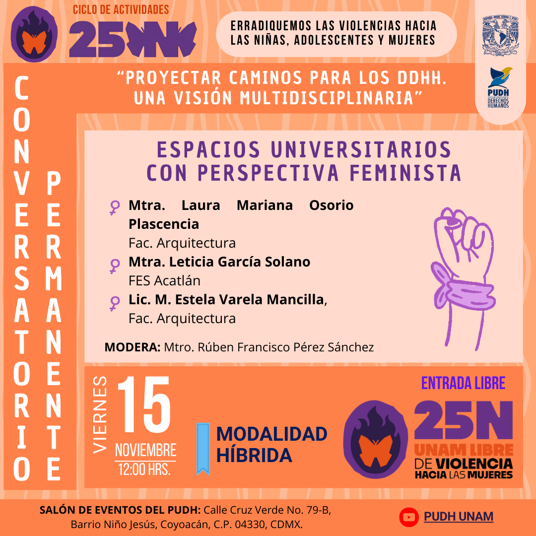 Espacios universitarios con perspectiva feminista
