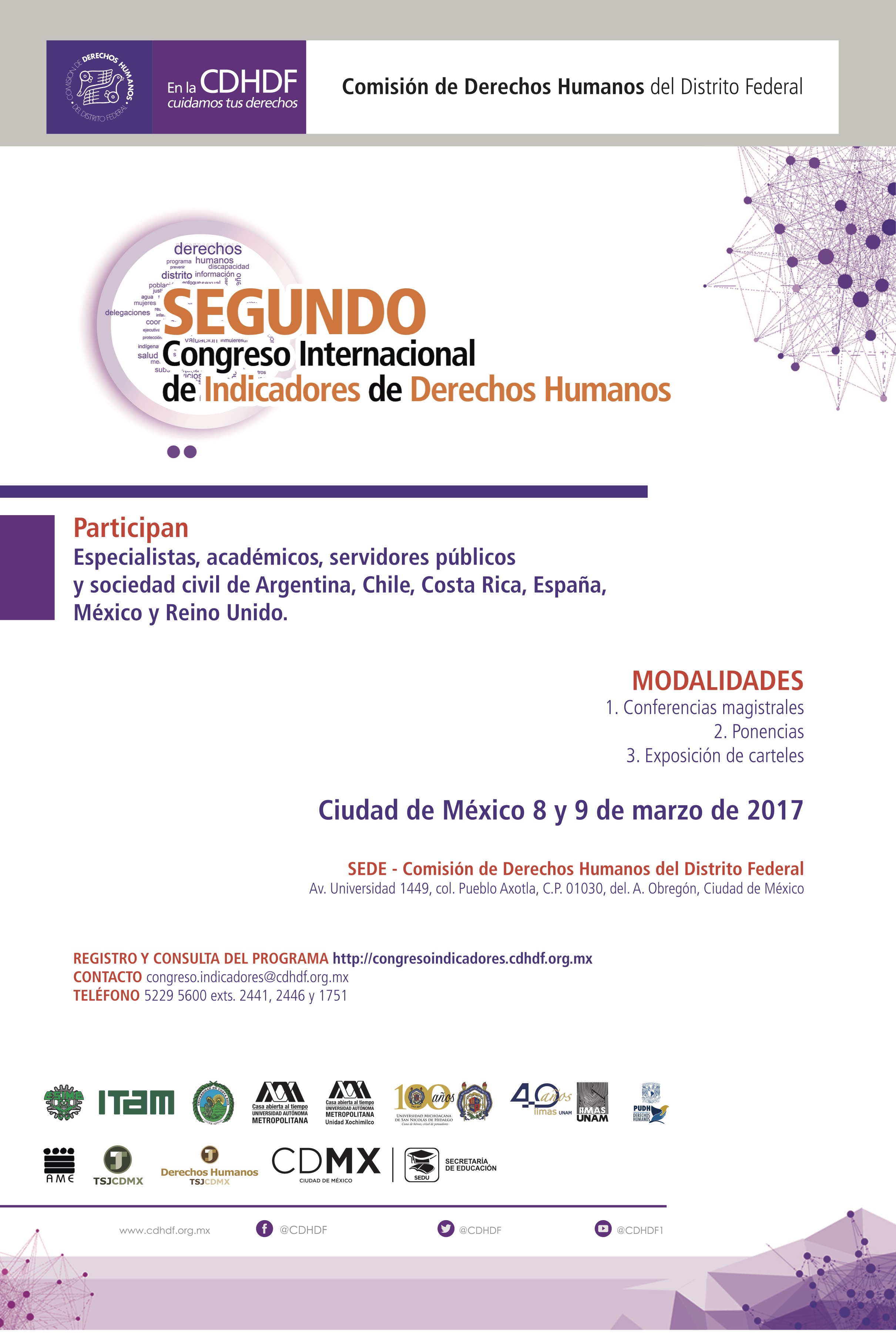 Segundo Congreso Internacional de Indicadores de Derechos Humanos